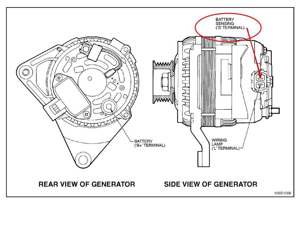 Battery light starting coming on and off when engine is warm, but the